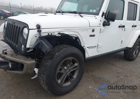 2016 Jeep Wrangler Unlimited 75Th Anniversary z USA, uszkodzony, nr VIN 1C4HJWEG7GL245590